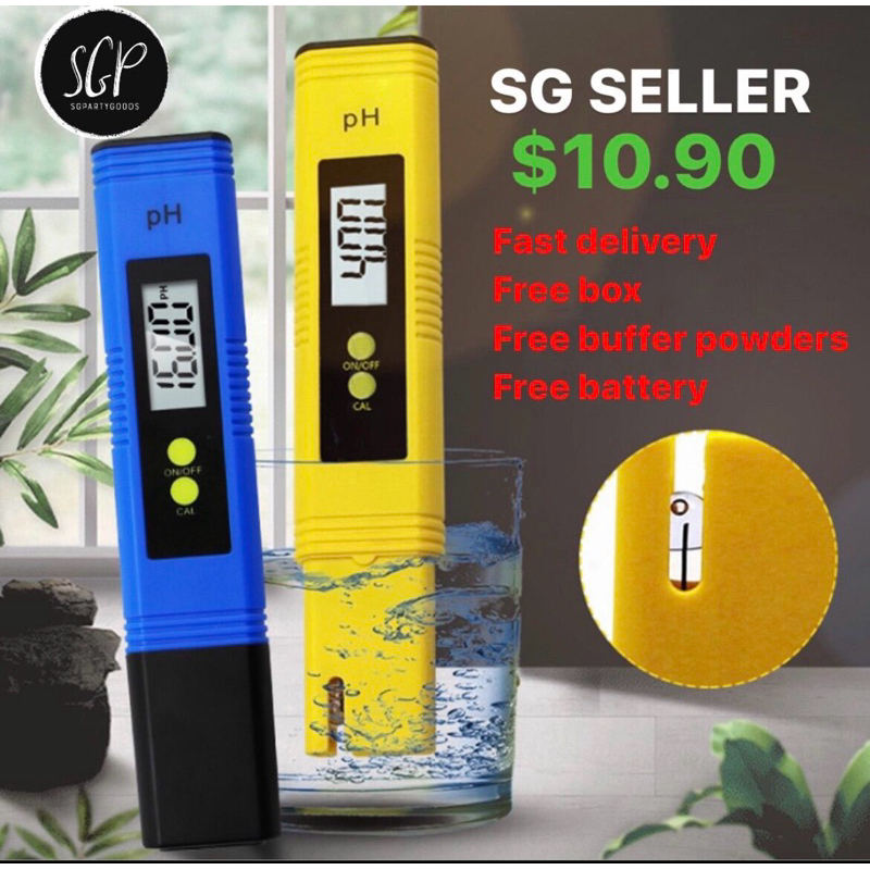 PH meter digital water quality test meter aquarium water Shopee Singapore