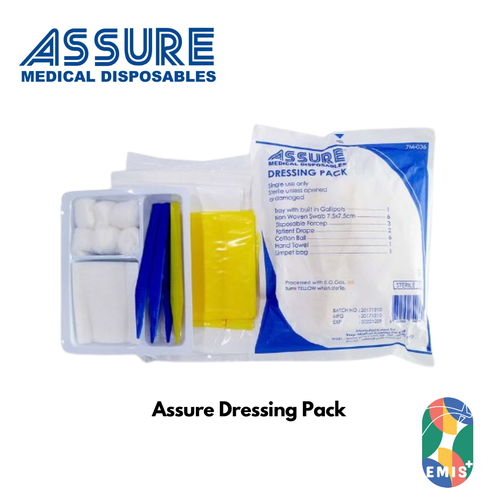 Assure Basic Dressing Set / Pack EMIS+ | Shopee Singapore