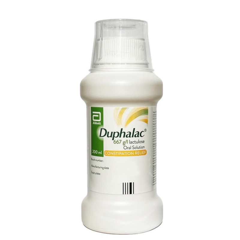 Duphalac (Lactulose BP 67 w/v) Syrup, 200ml for Constipation Relief