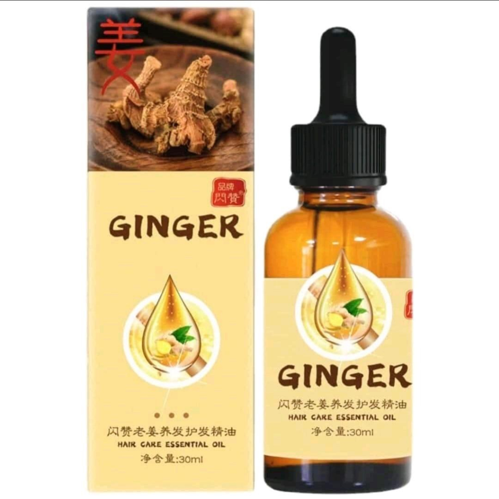 Up to $? get Free Gift [30ml] Ginger Hair Care Essential Oil | Shopee ...