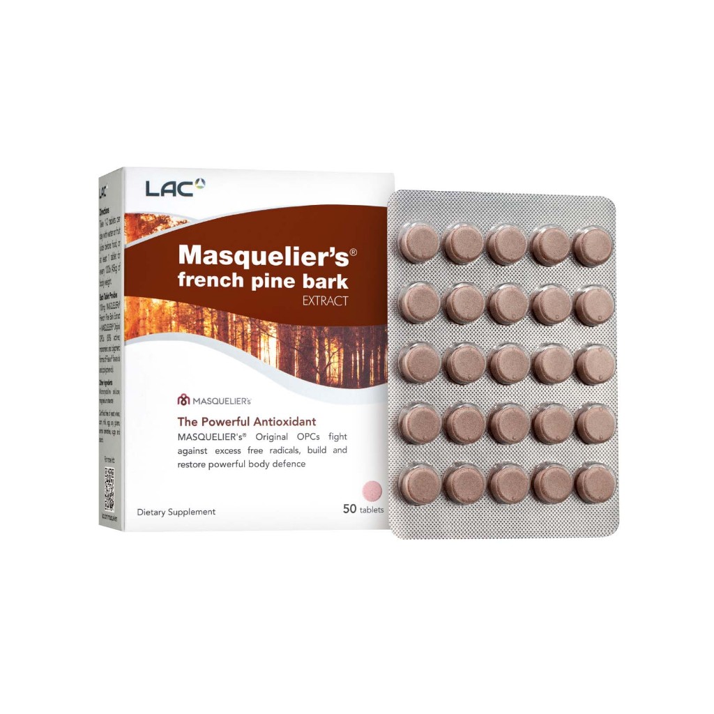 LAC Masquelier's French Pine Bark Extract (50 tabs) | Shopee Singapore