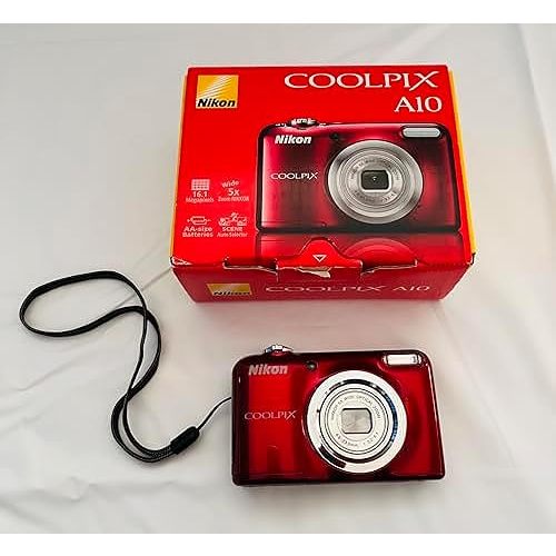 Nikon Coolpix A10 Compact Camera Red