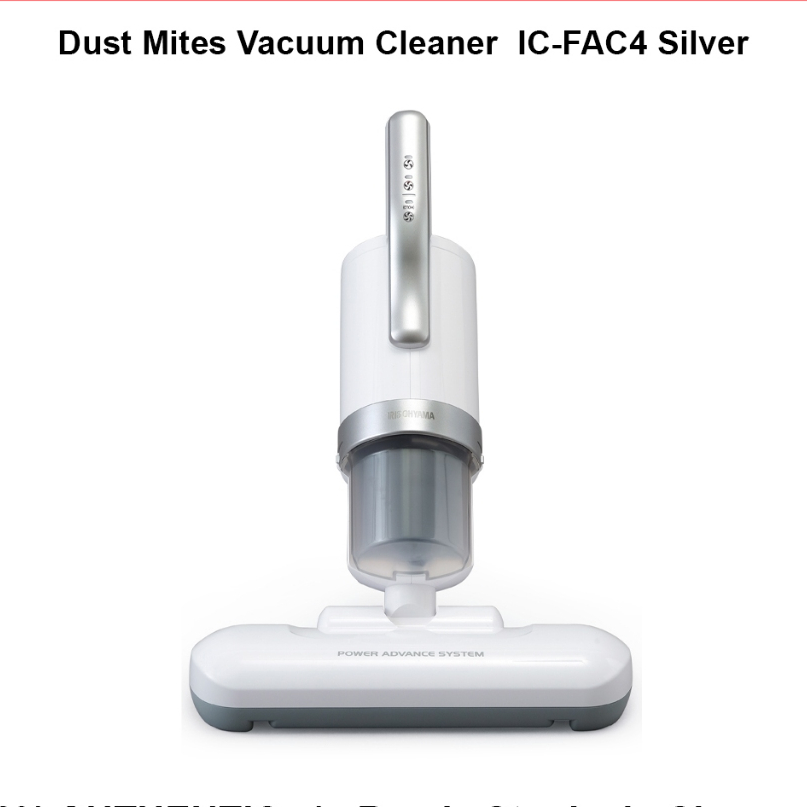 IRIS Ohyama ICFAC4 Dust Mite Vacuum Cleaner, High Power Model, Dust