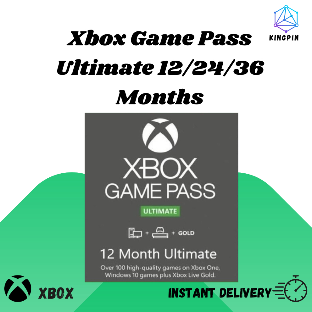 Xbox Game Pass Ultimate Xbox Cloud Gaming PC Game Pass 12 Month / 24 Months / 36 Months