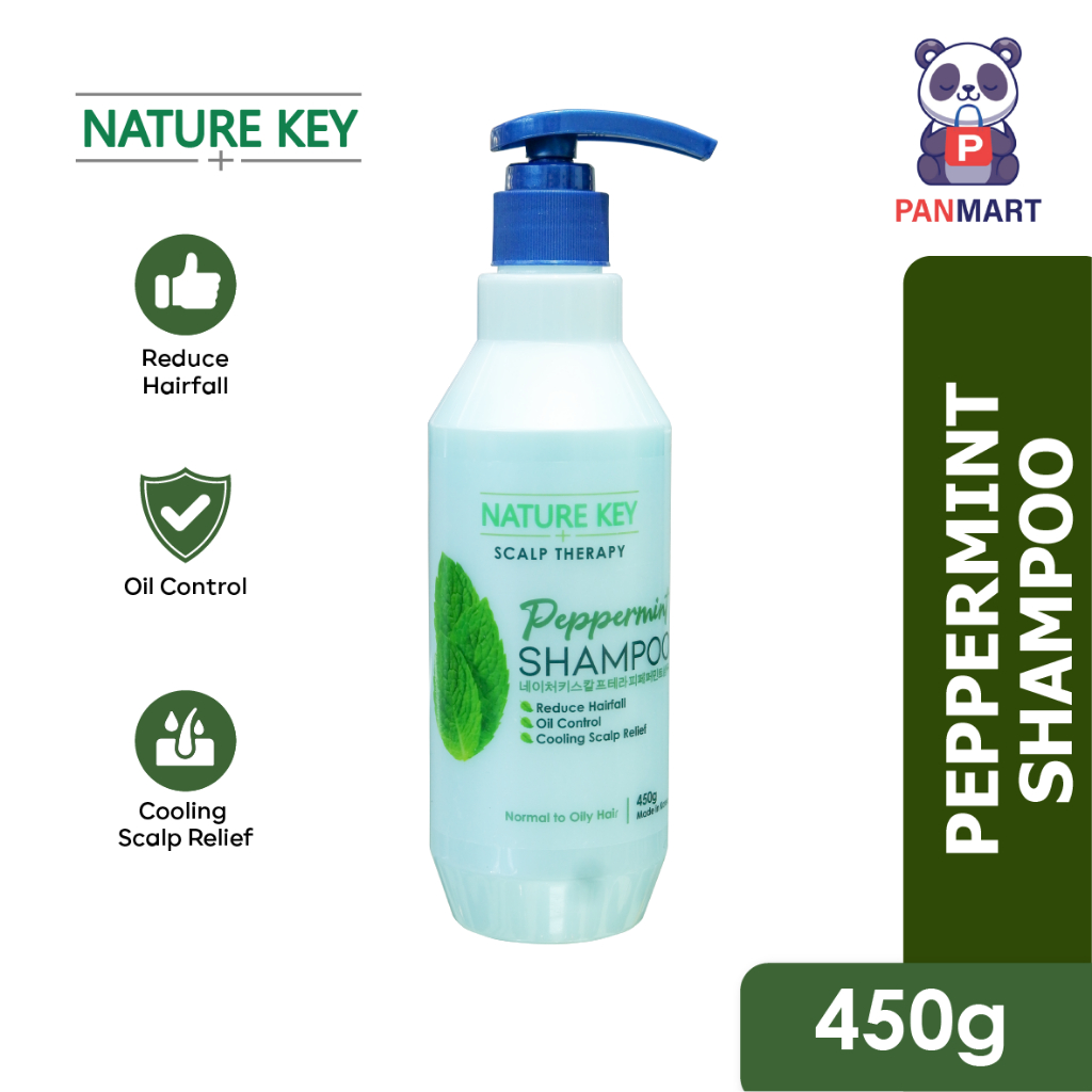 NATURE KEY Peppermint Cool Shampoo 450ml Shopee Singapore