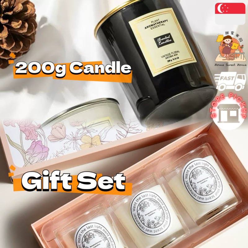[SG] Scented Candle 🕯️ Candle Gift Set Soy Wax Candle Aromatic Candle