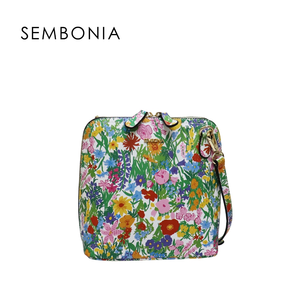 Sembonia Floral Print Cross Body Bag 62891 Shopee Singapore