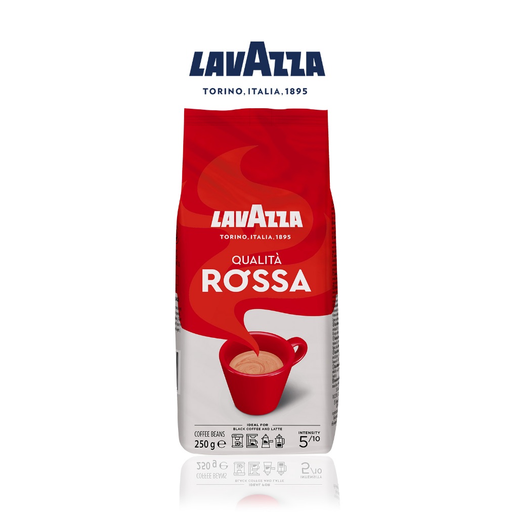Lavazza Coffee Beans Qualita Rossa 250g Shopee Singapore