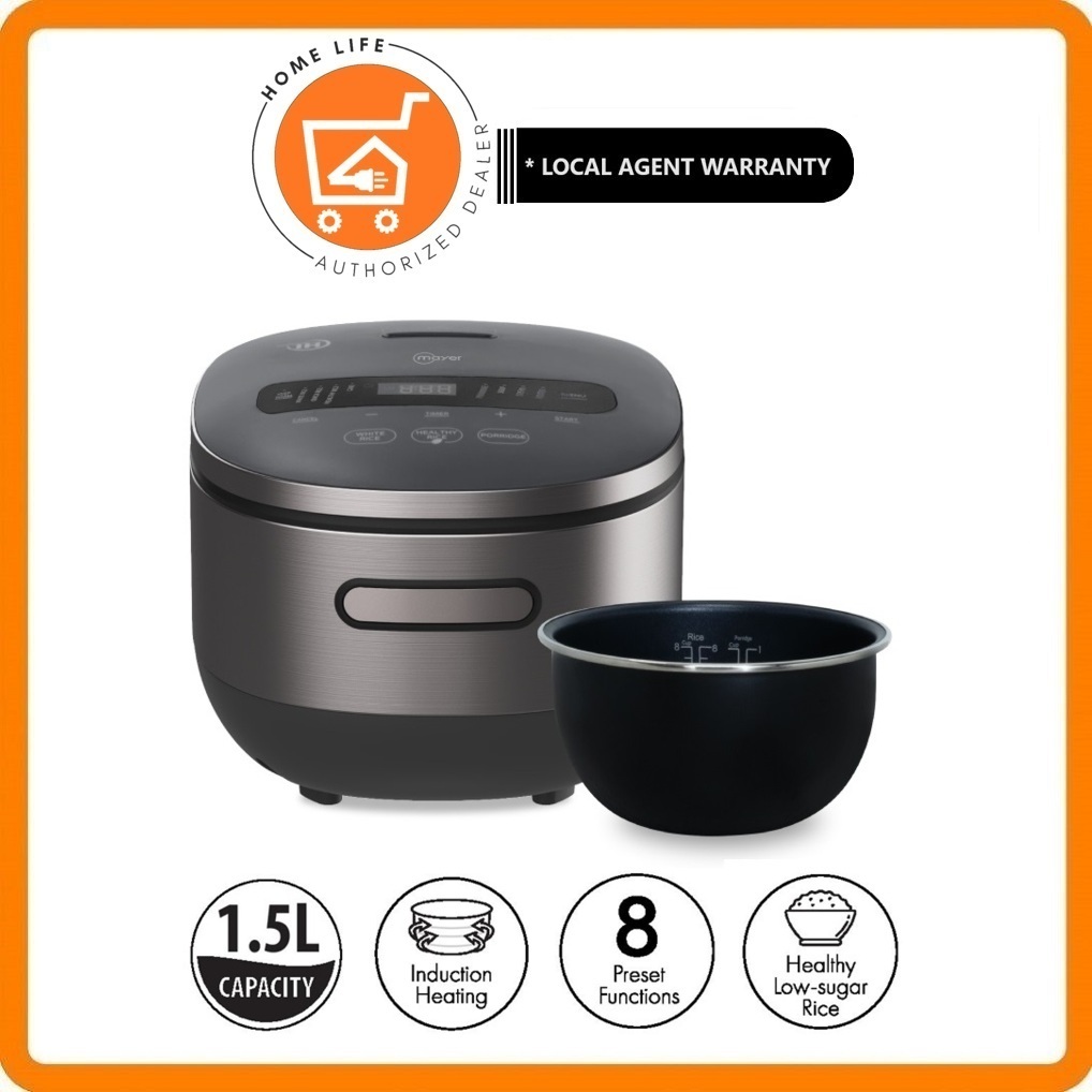 Mayer MMRC4080IH Induction Heating Rice Cooker 1.5L | Shopee Singapore