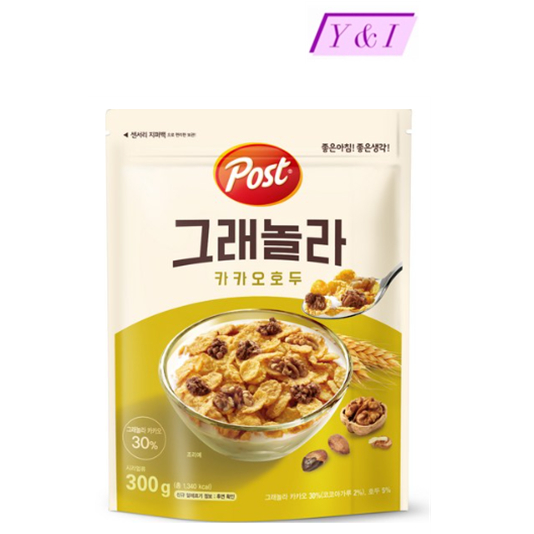 [Korean cereal] Post Granola kakaowalnut 300g Shopee Singapore