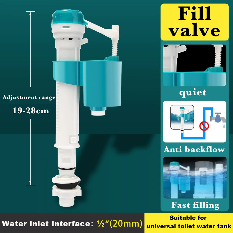 [SG Stock] Toilet Push Button Dual Flush Cistern Syphon Valve Fill