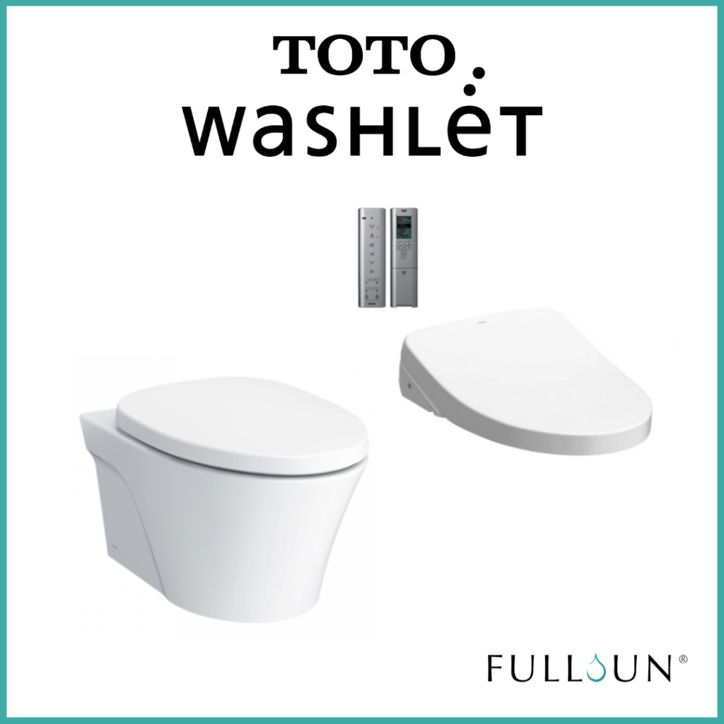 [Bulky] TOTO AVANTE Wallhung WC Bowl with WASHLET CW822 / TCF4911