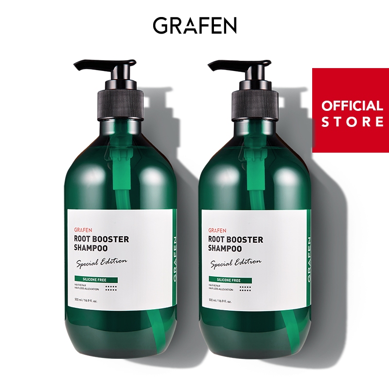Shopee x [GRAFEN] Mega Beauty Box Root Booster Shampoo 500 x2 [Anti