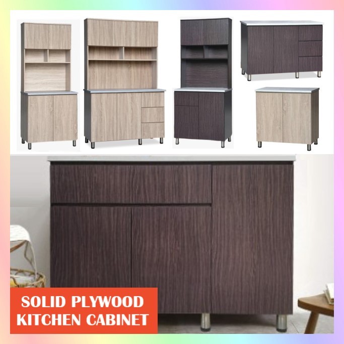 Solid Plywood Kitchen (2 Door/ 3 Door/ 4 Door) with ceramic top
