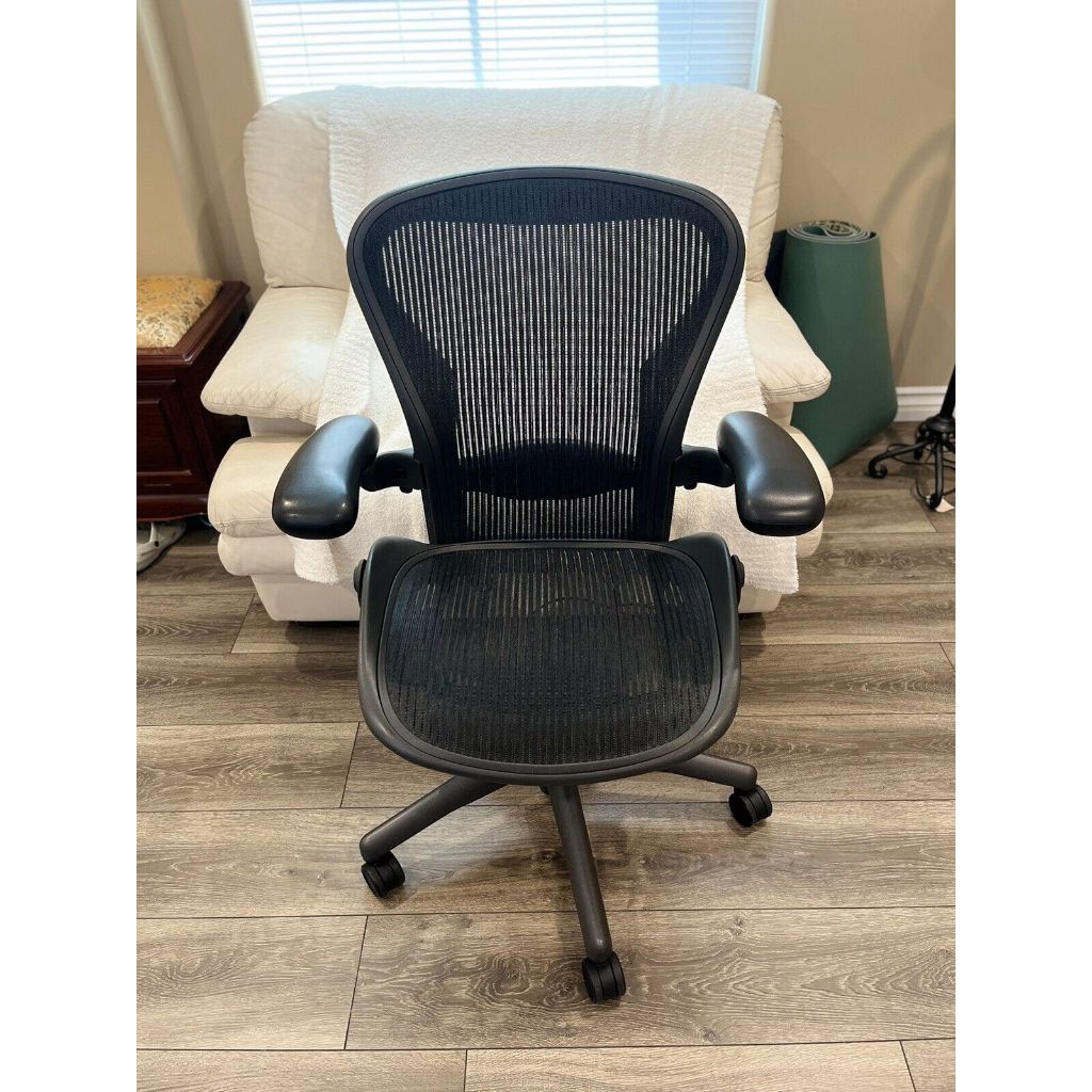 Herman Miller Aeron Chair Fully Loaded Size B Shopee Singapore