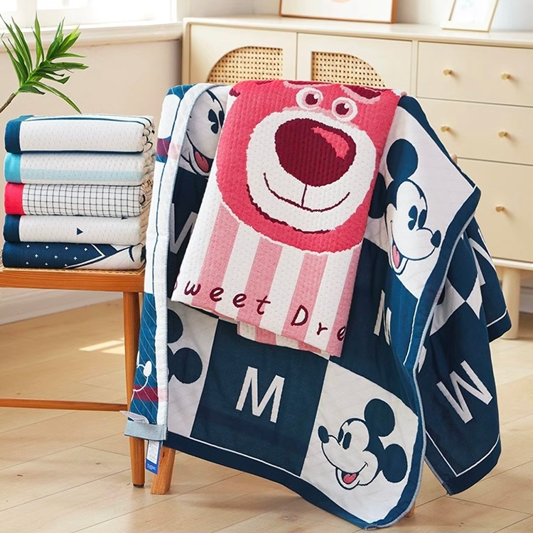 Disney style towel Mickey Mouse Doraemon swimming bath robes towers ...