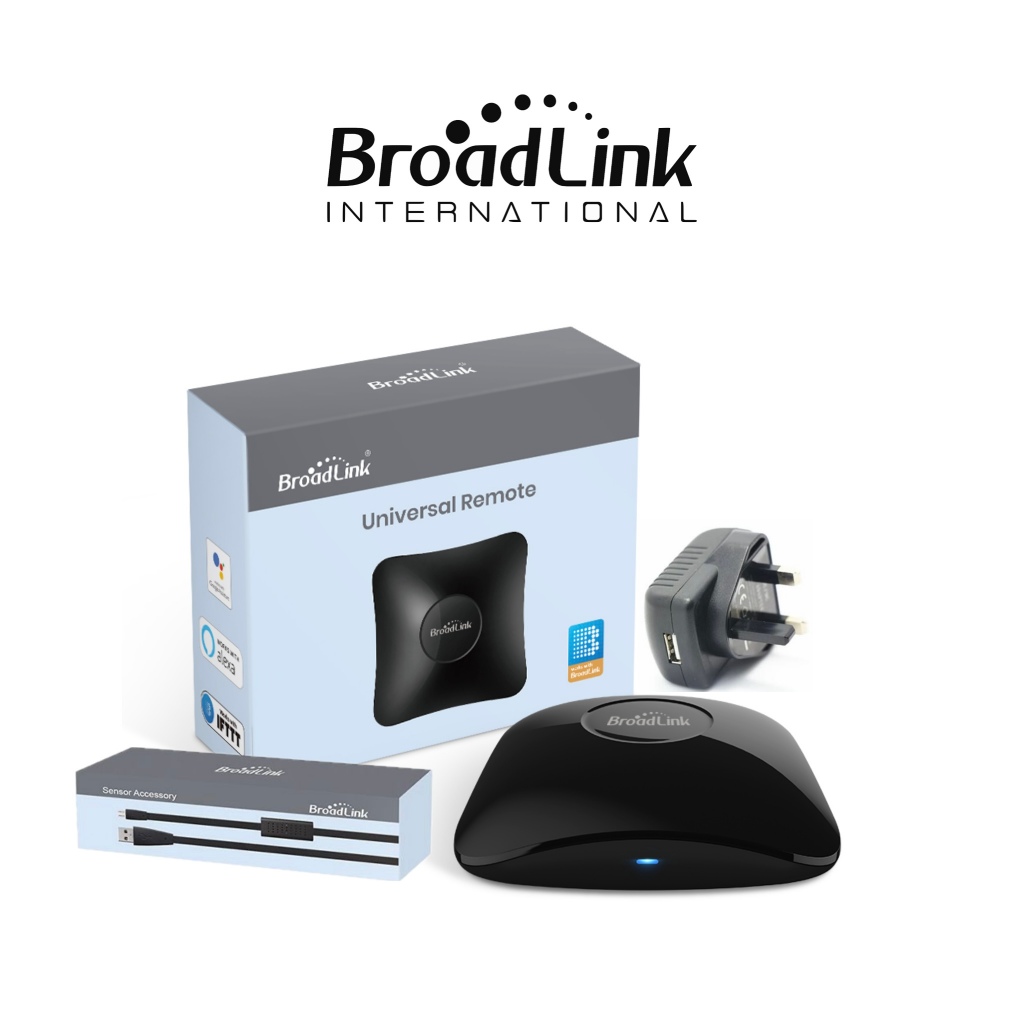 BroadLink RM4 Pro Bundle Set with HTS2 and Singapore Safety Mark