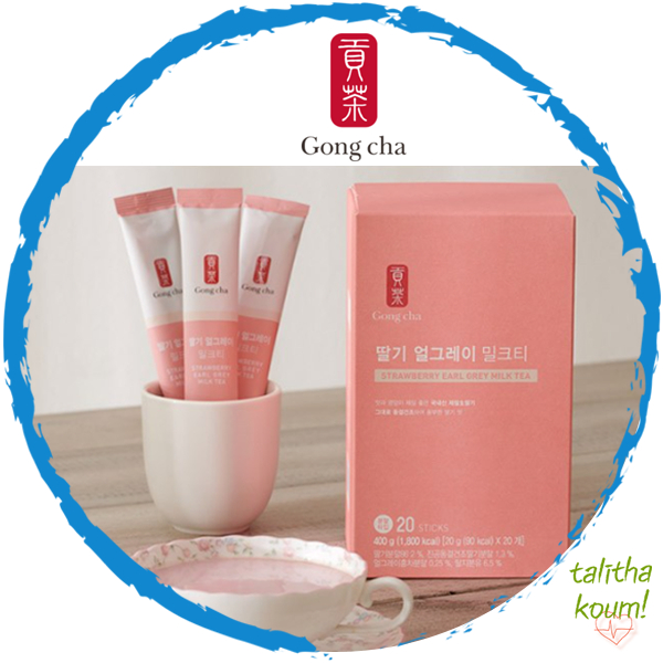 [Gong Cha] Milk Tea Gong Cha Strawberry Earl Gray Milk Tea Classic Milk Tea 20g Jeju Green Milk