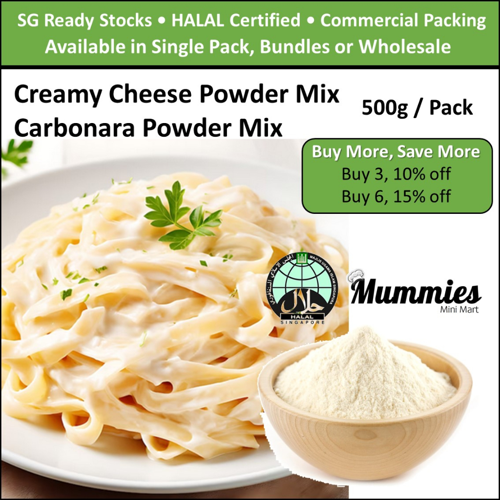 [SG STOCK] Creamy Cheese Powder Mix 500g Carbonara Pasta Sauce