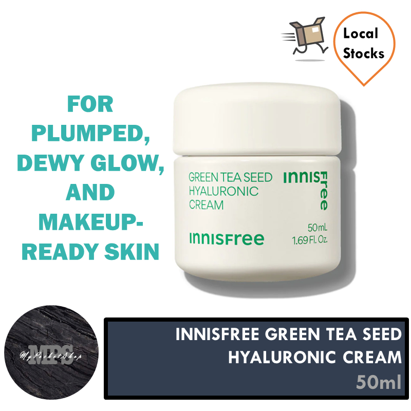 New Innisfree Green Tea Seed Hyaluronic Cream 50ml Shopee Singapore 4782