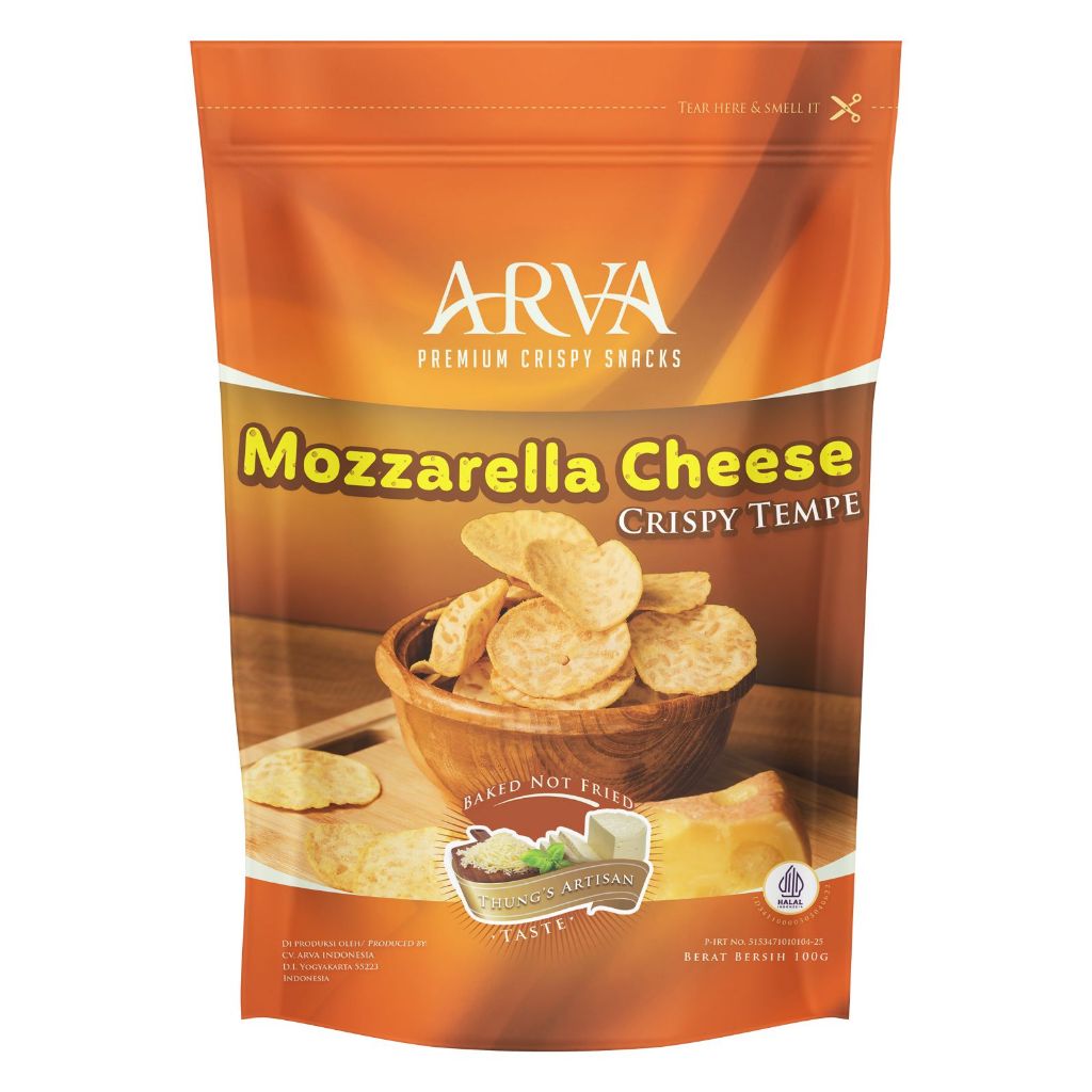 [Freshly Baked] [HALAL] Arva Tempeh Chips 80/100g (Honey Butter, Truffle, Sea Salt, Spicy