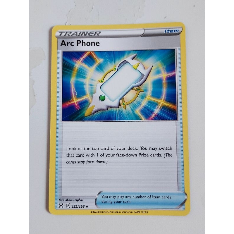 Pokemon arc phone trainer item lost origin card | Shopee Singapore