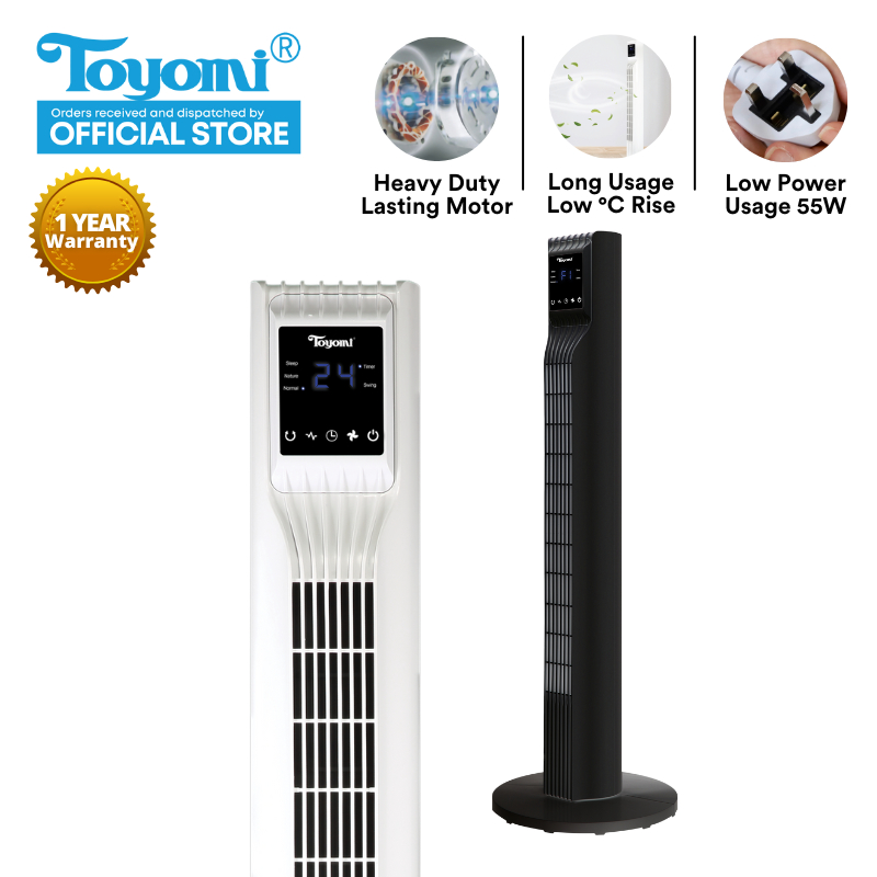 TOYOMI Airy Tower Fan with Remote TW 2103R Shopee Singapore
