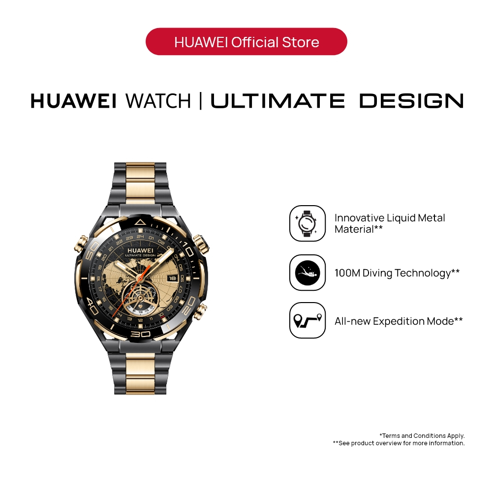 Huawei Watch Ultimate Design Smartwatch Ancient Precious Metal Processing Technology Six 18k