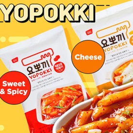 Yopokki Onion Butter Tteokbokki Cup I Korean Topokki Instant Retort Rice  Cake (Cup of 2, Onion Butter Flavored Sauce) Korean Snack