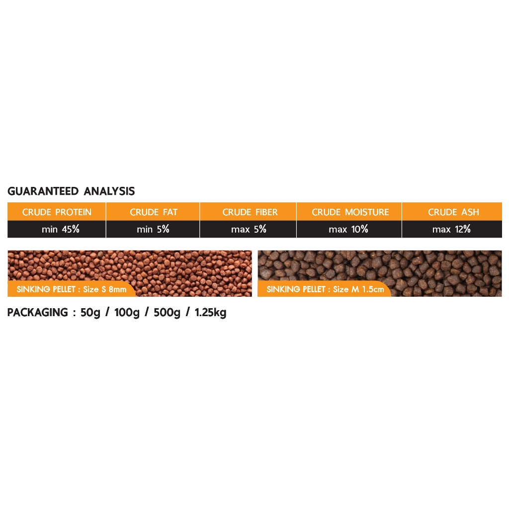 DEEP GOLDFISH FORMULA SINKING PELLET (DEEP INSECT SERIES) FISH FOOD ...