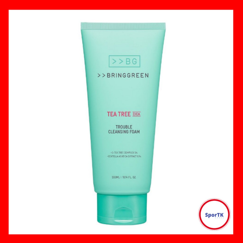 BRINGGREEN Tea Tree Cica Trouble Cleansing Foam 300ml