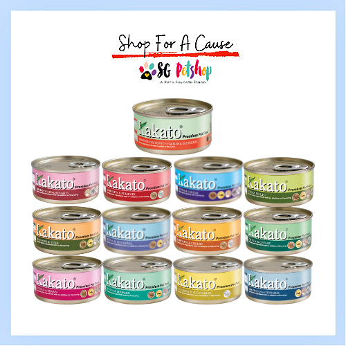 [Bundle Deal] Kakato Human Grade Canned Wet Food for Dogs & Cats 70g (6