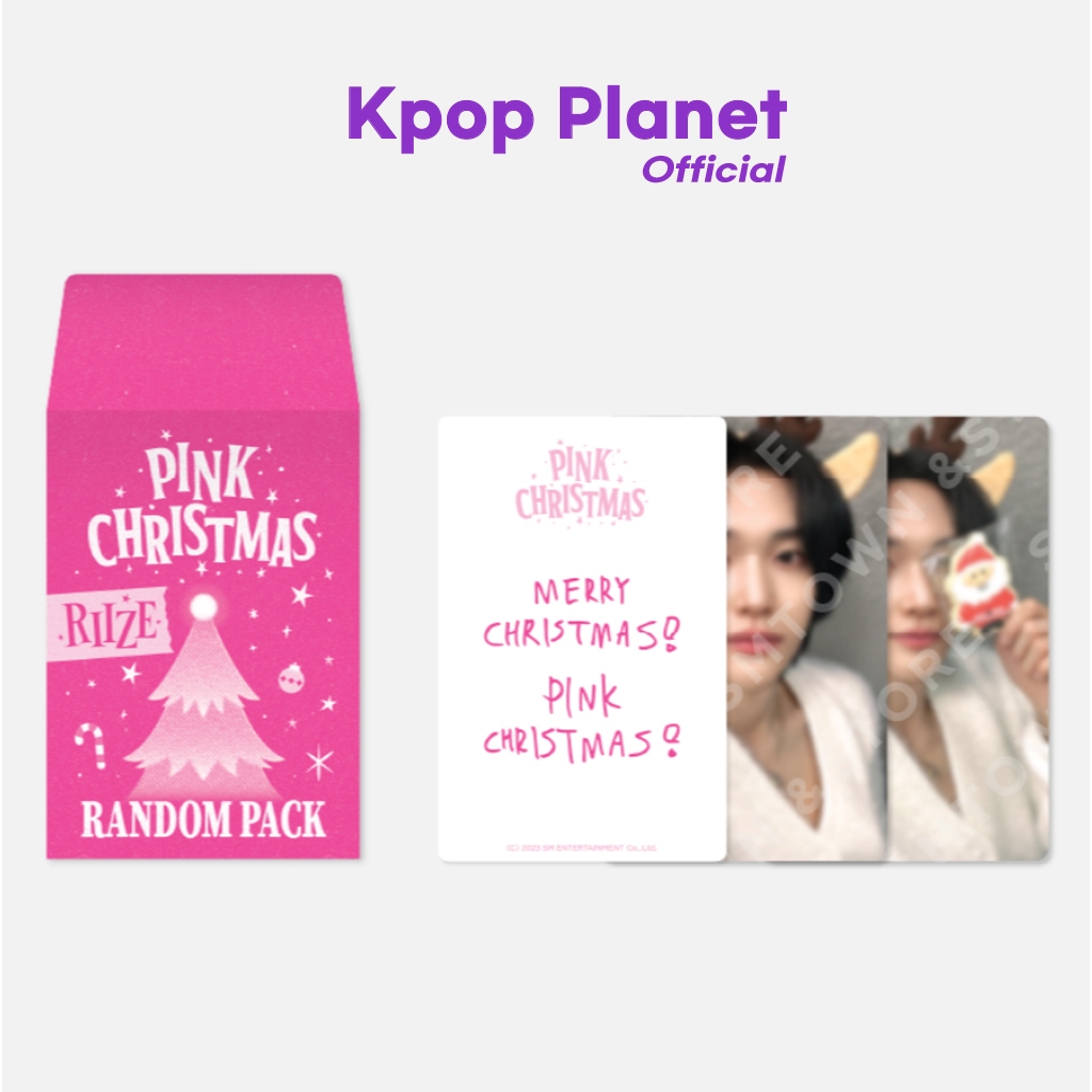 RIIZE - 2023 PINK CHRISTMAS RANDOM PACK | Shopee Singapore