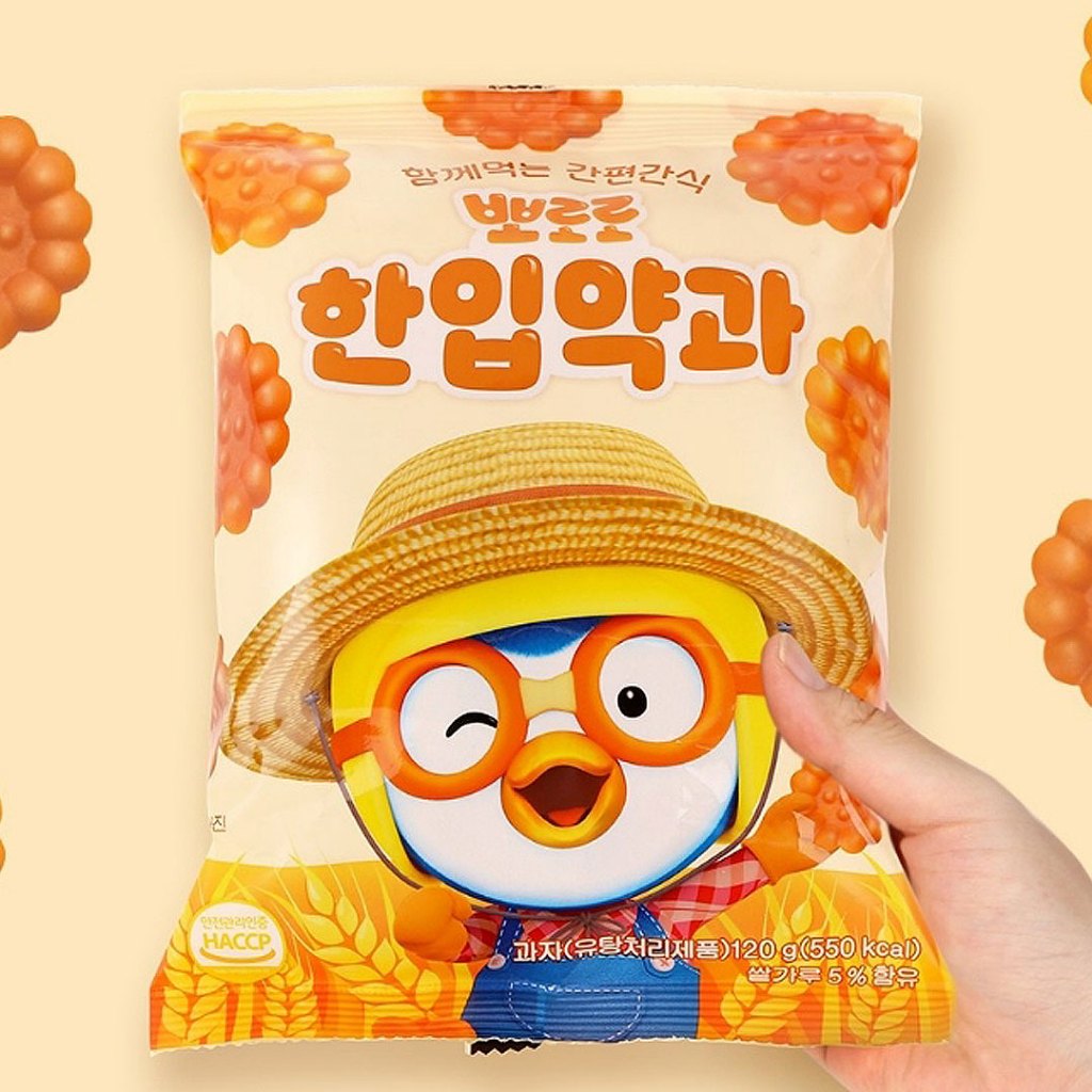[PORORO] One bite of Pororo Yakgwa 120g / Korean Traditional Childhood ...