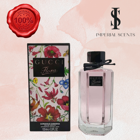 Gucci Flora Gorgeous Gardenia Black Label 100ML Original EDT Perfume Shopee Singapore