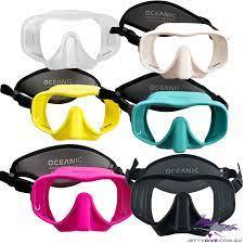 Oceanic Shadow Mask | single lens frameless mask for scuba diving ...