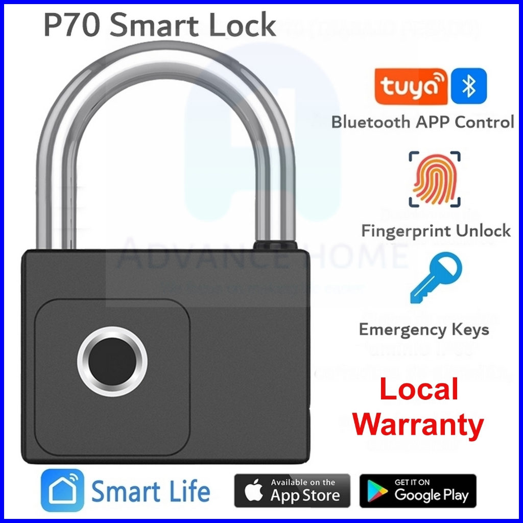 HDB GATE Smart Padlock Local Delivery TUYA APP Control Immediate Stock ...