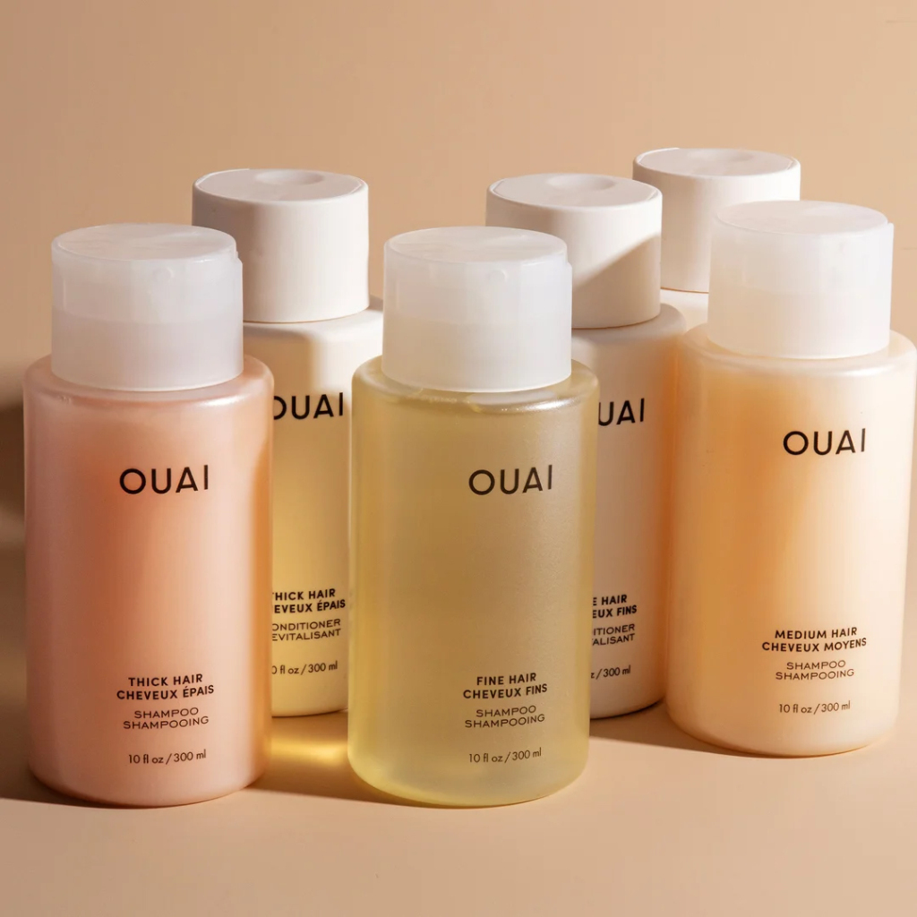 OUAI Fine Medium Thick Hair Shampoo Conditioner Cleanser Gel Hydrating Moisturising Thin