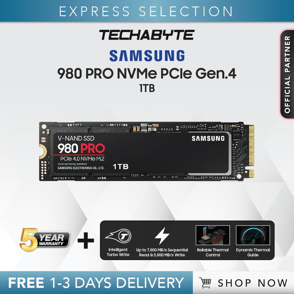 Samsung 980 PRO Heatsink 2TB Internal SSD PCIe Gen 4 x4