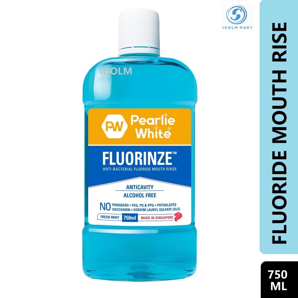 [ Bundle of 1 / 2 Bottles ] Pearlie White Fluorinze Antibacterial ...