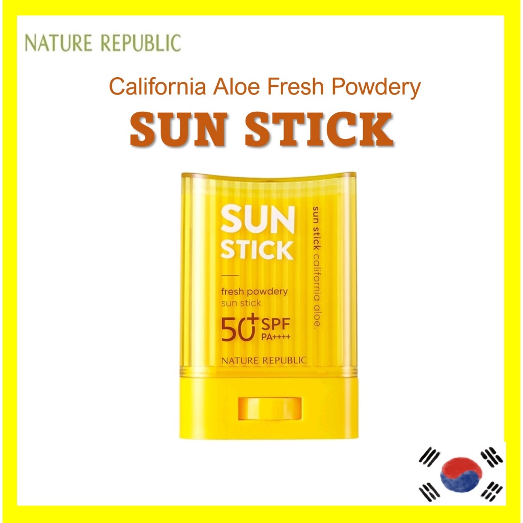 [Nature Republic] California Aloe Fresh Powdery Sun Stick SPF50+ PA ...