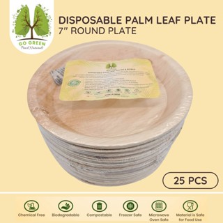 ✓SG READY STOCK - High Quality 50pcs Disposable Plastic Plate- 6” / 7” / 9”  / 10”