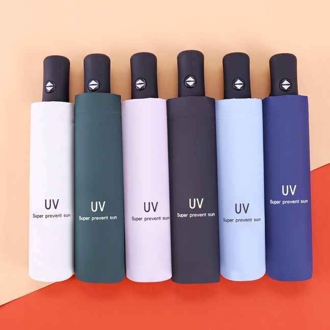 8 Ribs Automatic Umbrella Windproof Anti-UV Sunscreen Large Umbrella ...