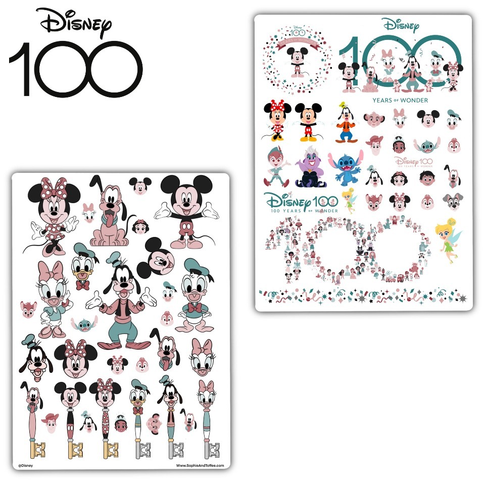 Disney Mickey & Friends Design Stickers (4 sheets) | Shopee Singapore