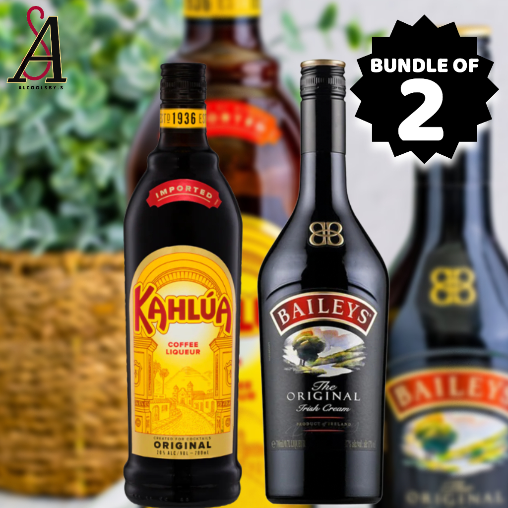 Kahlua Coffee 70cl & Bailey's Irish Cream 70cl (Bundle of 2) Shopee