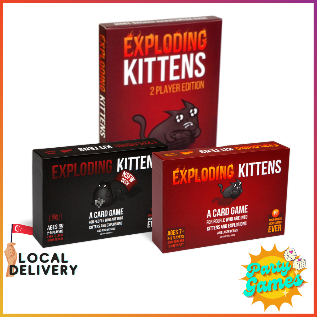 Exploding Kittens 2 Player Edition Exploding Kittens Original NSFW