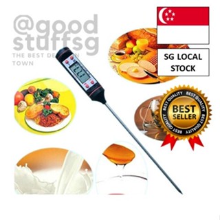 1pc Digital Meat Thermometer For Instant Read Waterproof Food Thermometer  Bbq Thermometer With Backlight, Magnet, Calibration For Kitchen, Outdoor  Cooking, Bbq, Candy (red)