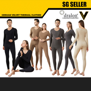 Men Seamless Elastic Thermals Inner Wear Constant Temperature Ultra-thin  Underwear Suit For Men Winter Top