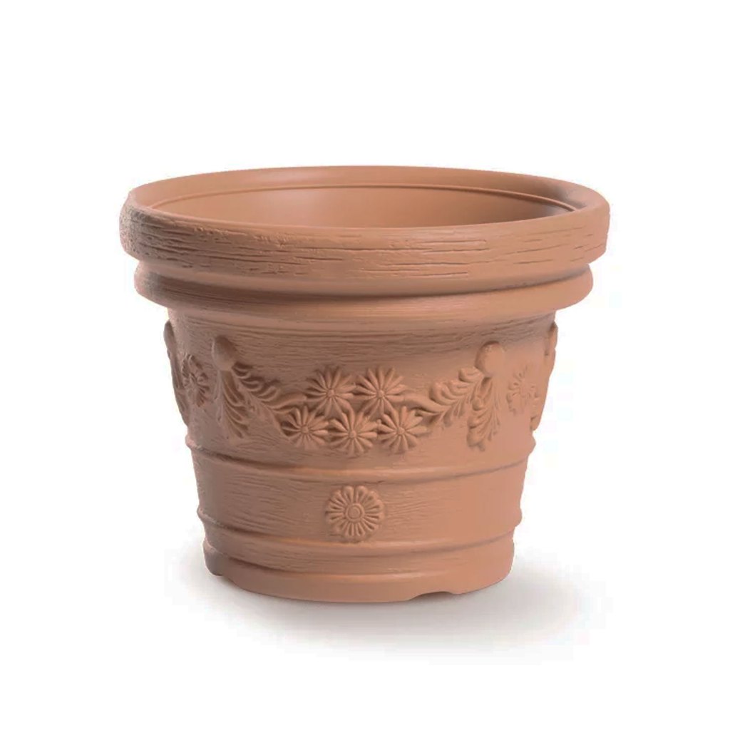Prosperplast Decora Flower Pot decorated with Floral Motifs (390x310mm ...
