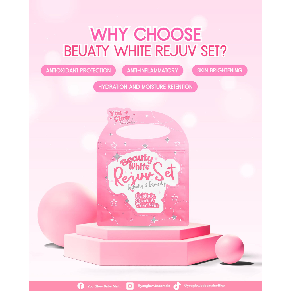 BEAUTY WHITE REJUV SET by YOU GLOW BABE (SG READY STOCK) | Shopee